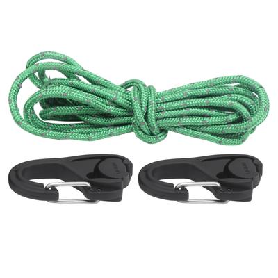 2 Stück Seilspanner Spanner Seilratsche Zurrgurt Karabinerhaken Campingzelt Befestigungselement