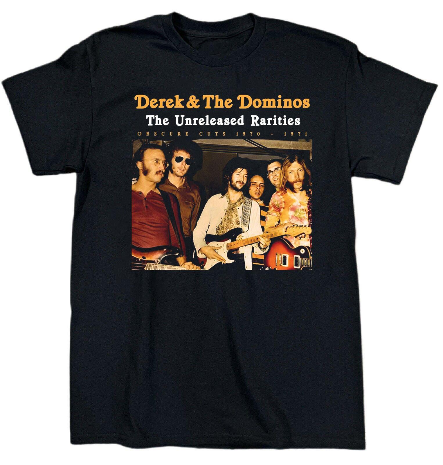 DEREK AND THE DOMINOS Bobby Whitlock Cotton Black S-5XL Shirt Unisex CM732 XXL