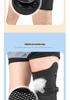 Adjustable Breathable Sports Knee Pads with Spring Support for Hiking