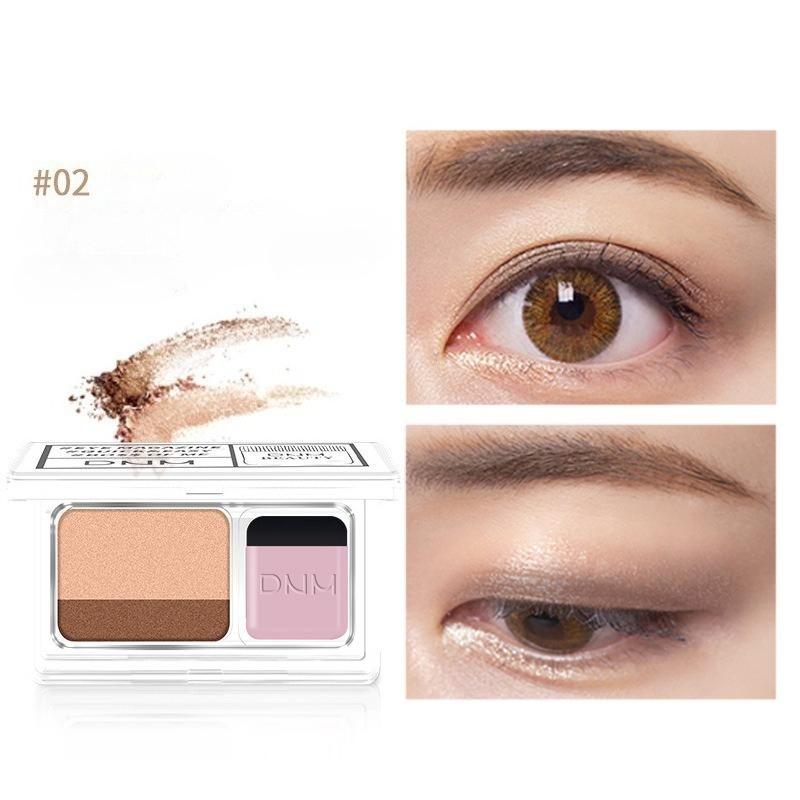 Chameleon Gradient Shimmer Eyeshadow Palette with Glitter and Brightening Pigments