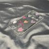 Simple Color Love Is Suitable for iPhone17promax Space Phone Case Apple 16 Transparent 14/15 Niche