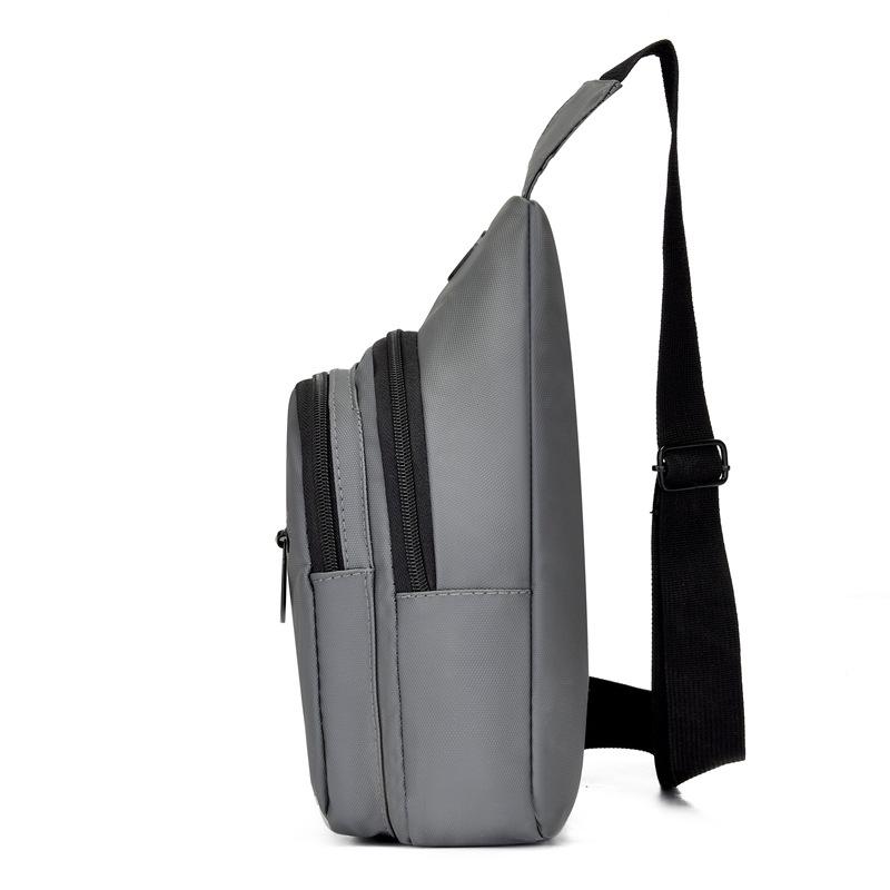 Geantă de piept unisex Geantă simplă de depozitare Rucsac mic de călătorie ușoară Geanta de cruce la modă Casual Genți de o singură mână