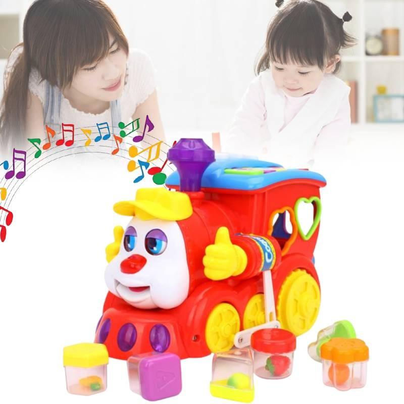 Smart Cartoon Train Educational Interactive Learning Toy For Kids Ages Five To Six With Engaging Fruit Blocks