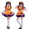 Japanese and Korean Female Orange Maid Clothing Cospaly Pure Maid Clothing Cute Girl Anime Clothing Women's Clothing