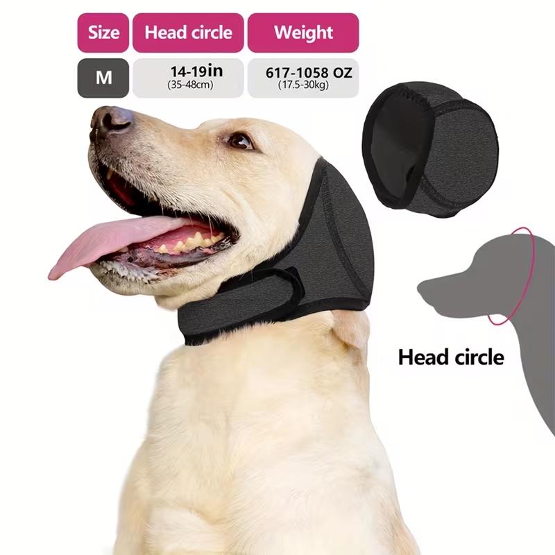Hearing Protection Dog Earmuff Noise Reduction Waterproof Calming Headcover Shock Proof Pet Anxiety Relief