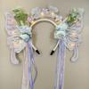 Mid-Autumn Hanfu Fairy Hair Clip - Women's & Children's Ancient Style Floral Tassel, Sweet Accessory for Girls