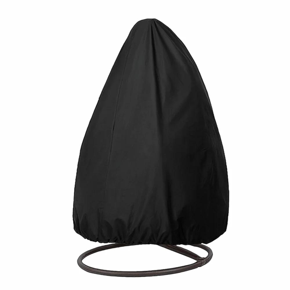 Oxford Cloth Egg Chair Cover with Zipper Heavy Duty Wicker Egg Swing Chair Covers Windproof Waterproof Hanging Chair Cover