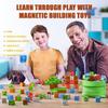 Magnetische Bausteine Build Mine Magnetwelt Set für Jungen & Mädchen Magnetisches Konstruktionsspielzeug Montessori Sensorikspielzeug Geschenke
