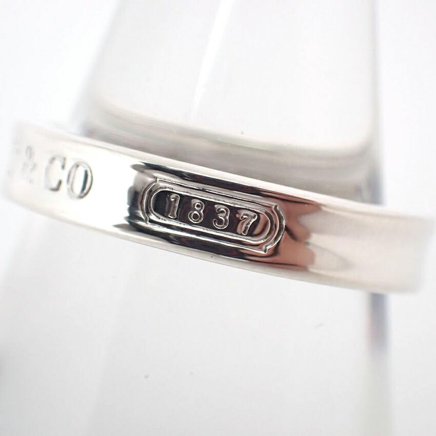 [Used] TIFFANY 925 1837 Narrow Ring / Size 12 / J45-4