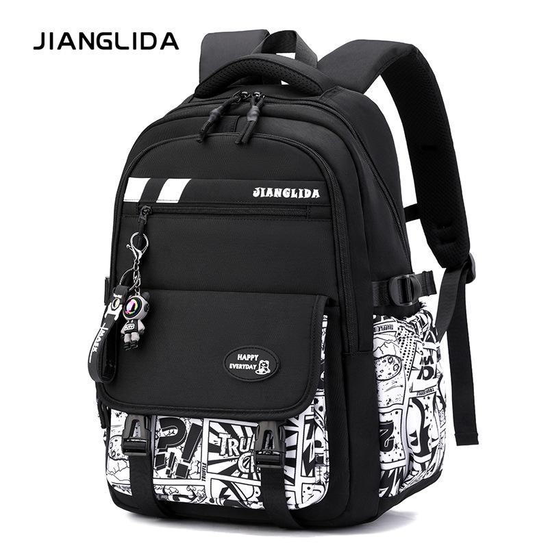New Children Orthopedics School Bags Kids Backpack In Primary Schoolbag For Teenager Boys Waterproof Backpacks Book Bag Mochila