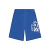 Li-Ning Casual Sports Letter Print Shorts Men Bottoms Royal-Blue AKSS499-5