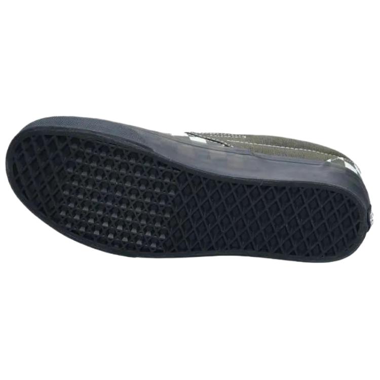 Vans Classic Slip-On Comfortable Versatile Durable Low-Top Skate Shoes Men Sneakers Green White VN000D5PBIQ