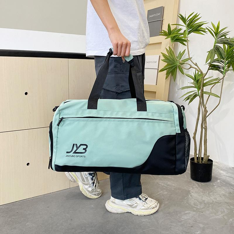 Fashion wet and dry separation yoga fitness bag cover tie rod going out travel handbag trend casual nylon duffel bag