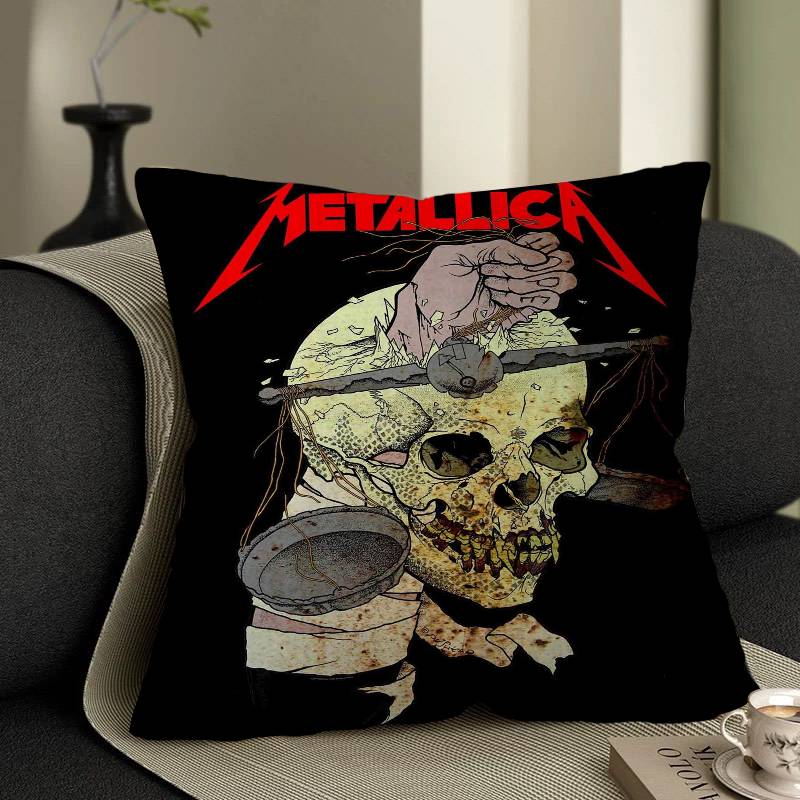 Band M-METALLICA Anime 45*45cm Cushion Cover Pillow Cover Decor Pillowcase Home Pillowcase for Couch Pillow
