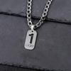 Lucky Number Necklace  High-end Hollow Pendant Accessories Number Necklace