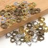 20pcs 3 Colors Hamsa Hand Beads 14.5x13mm Small Fatima Alloy Plam Spacer Beads For DIY Jewelry Making Handmade Necklace Findings