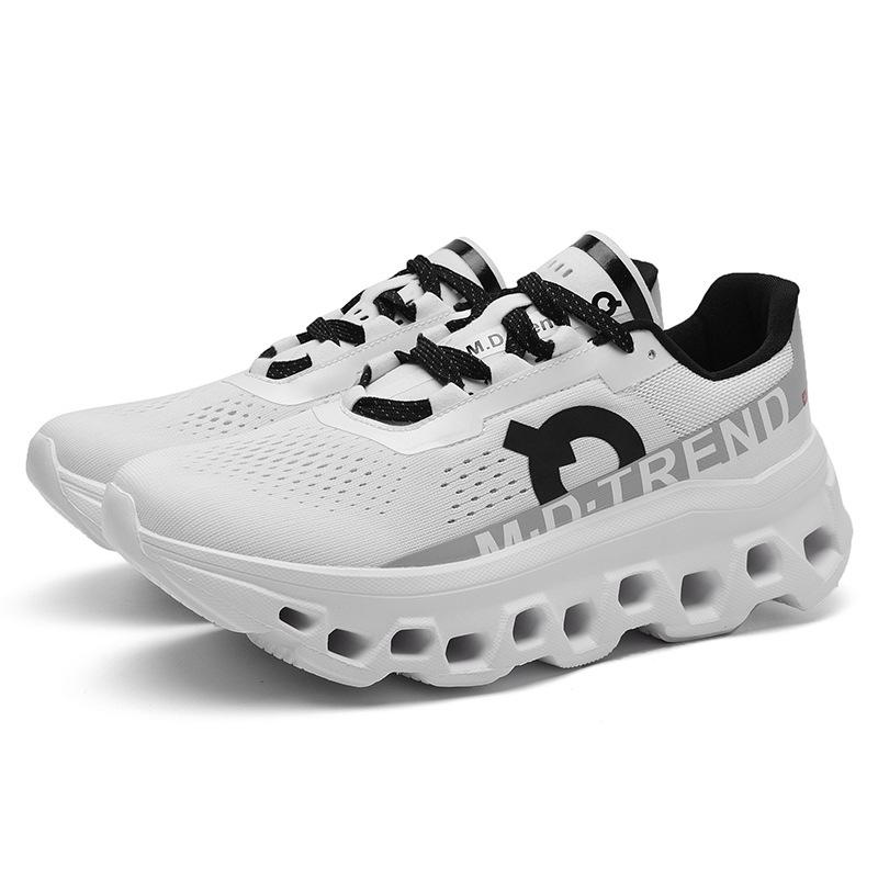 2 New spring and autumn simple and versatile, light, casual and comfortable running shoes, fashionable and trendy sports shoes