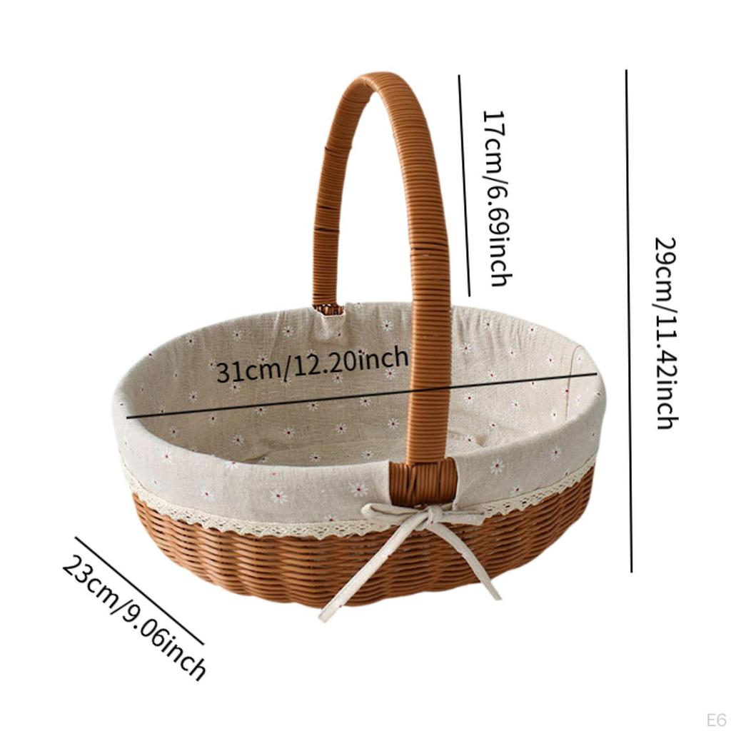 Breathable Picnic Basket for Vegetables and Sandwiches At Events
