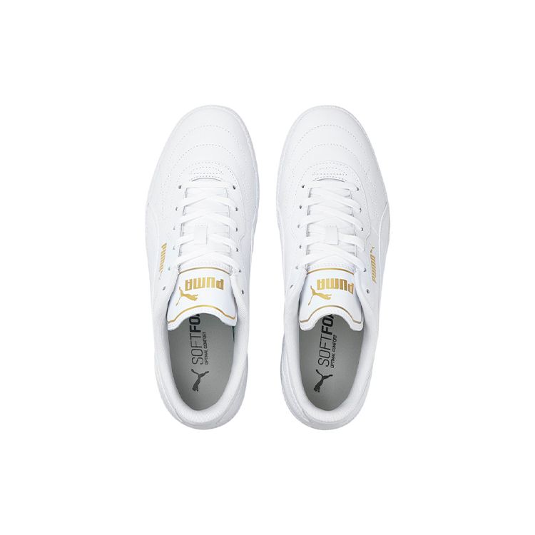 Puma Club Zone White Team Gold Unisex Sneakers 383919-01