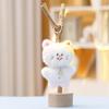 Toy Plush Cat Keychain Pendant With Pp Cotton Filling For Kids Gift Bag Decor