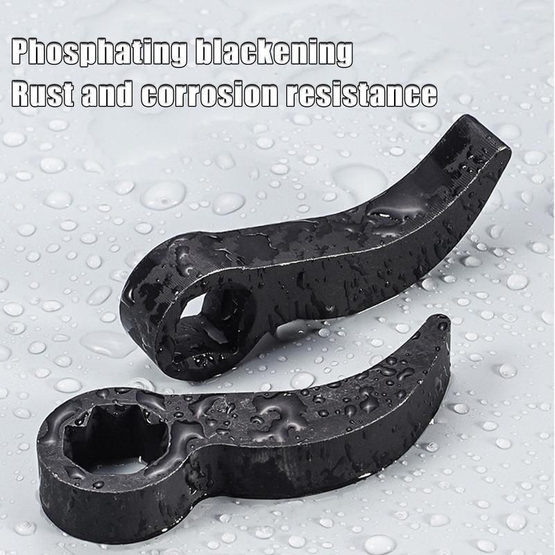 Angle Type Half Axle Disassembly Tool,Drive Pry Bar Adapter Used for Open-end Wrenches,Disassembling Axles Repair Tool