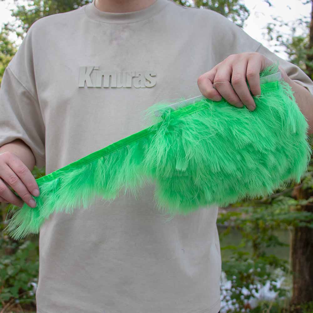 1M Weiche Truthahnfedern Besatz Fransen 8-10cm Weiß Marabu Feder für DIY Nähen Kleidung Bänder Hochzeitsfeier Kleid Dekoration