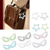 Flügel/Sterne Form Karabiner Acryl Schnalle Schlüsselanhänger Mehrzweck Schlüsselring Haken Tasche Dekorative Schnalle für Rucksack Handtasche