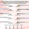 Nail Art Brushes Set, 10 Pcs Nail Brushes for Nails Art Double-Ended Acrylic Nails Brush with Nail-Liner Brush Dotting Pens for Nail-Design-Brushes