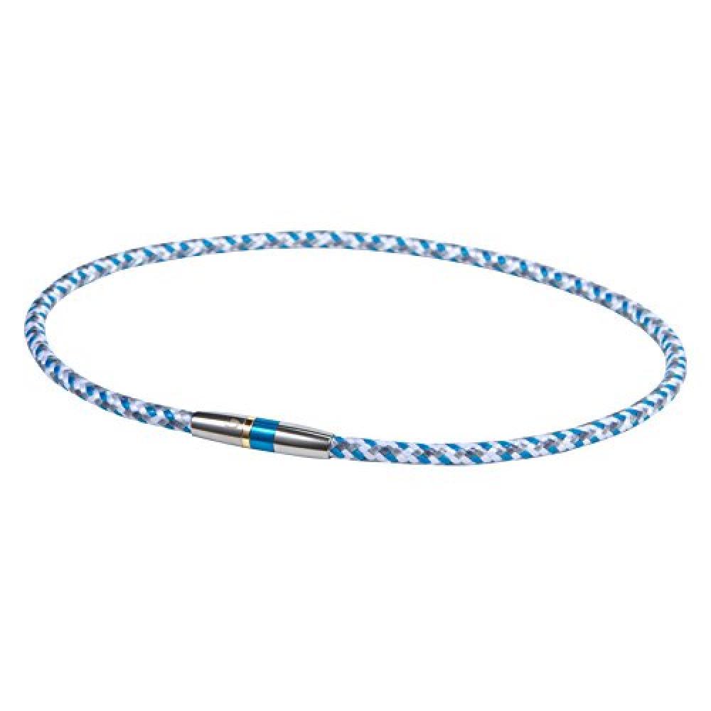 Buy PHITEN Necklace RAKUWA Neck X50 High End III Blue 50cm at affordable prices — free shipping