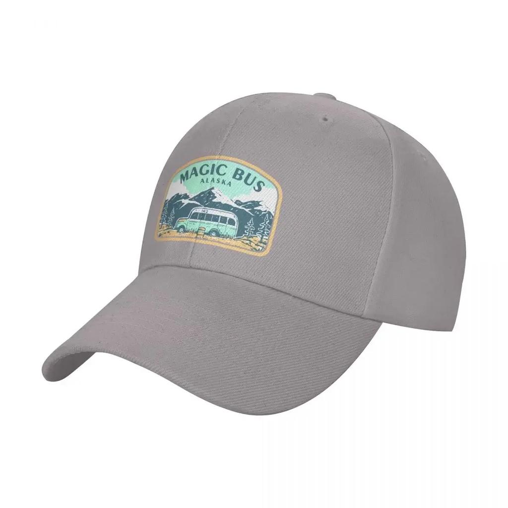 Magic bus alaska Baseball Cap Streetwear black Vintage hats for men Designer Man Womens