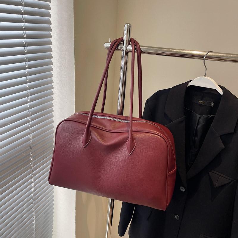 Large Capacity Shoulder Bags Business Commute Tote 2025 High Quality Bags for Women Zipper Pu Women's Handbags Travel Bag