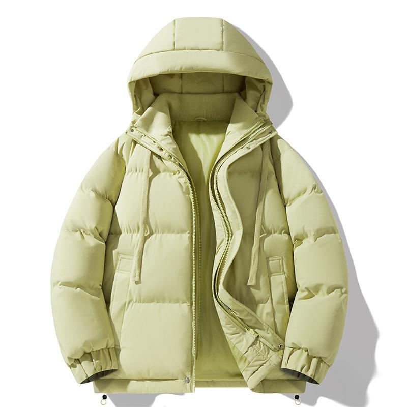 2025 Couple Hooded Padded Clothes Unisex Winter Loose Cotton Jackets Winter Jackets Padded Jackets Cotton Jackets