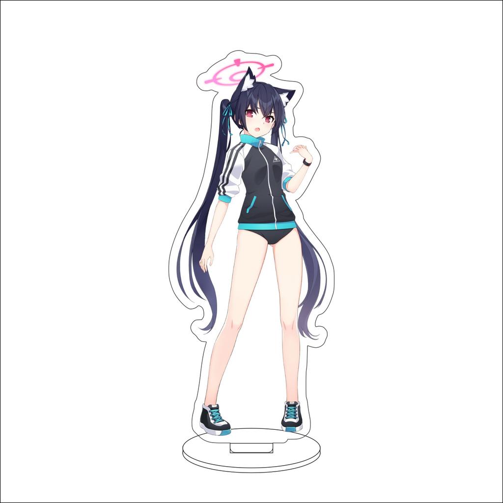 16CM Anime Blue Archive The Animation Cosplay Ornaments Takanashi Hoshino  Acrylic Stand Figure Stand Halloween Gifts