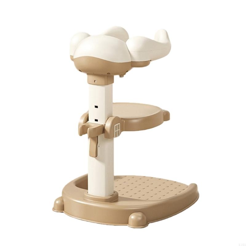 K1MA Infant Standing Bath Platform Ergonomic Structure Safe Nonslip Design Easy Maintenance Foldable Space Efficient