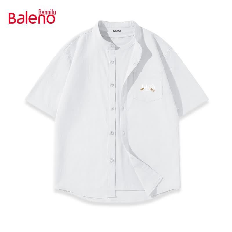 Baleno Men s Cool-Touch Henley Short Sleeve Shirt L