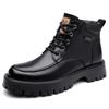 Fashion Classic Brand Autumn Winter Cotton New High Top Shoes Outdoor Men's Workwear Shoes Office Business Casual Shoes for Men’s