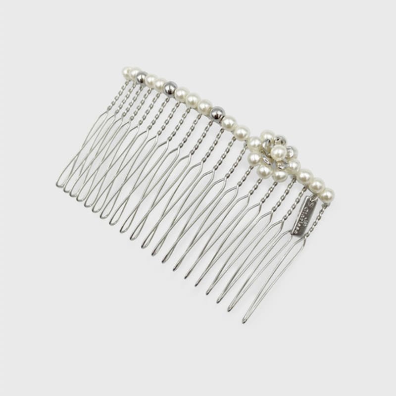 Jean Paul Clarisse Flower Pearl Comb Pin LFCB0073