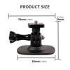 Helmet Mount Base Fix Bracket with Screw Nut Adapter for Action Camera Installation Lightweight Weather Resistance