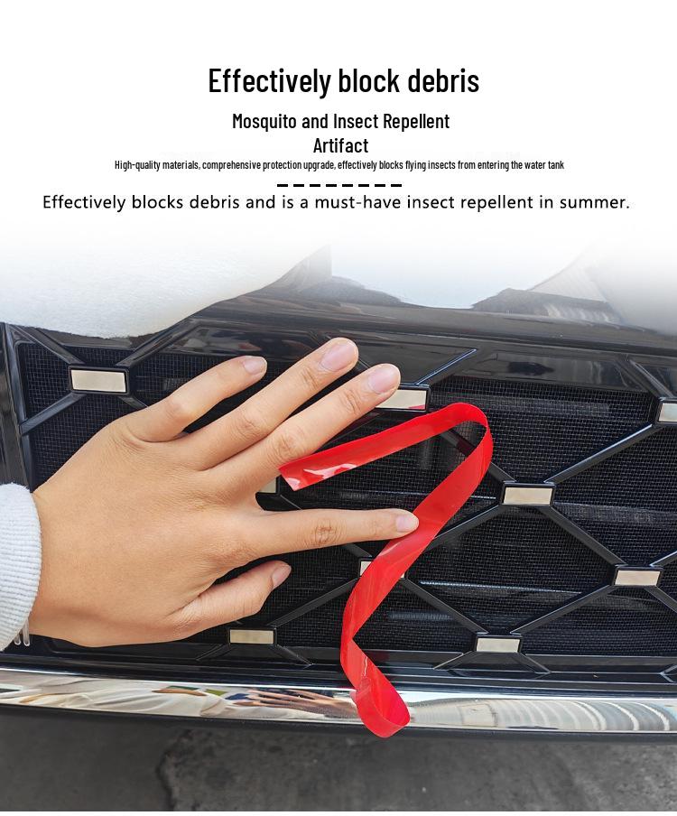 Compatible Shangjie H5 Starry Sky Insect Net Front Grille Radiator Grill Bug Deflector Modified Parts for 25 Models