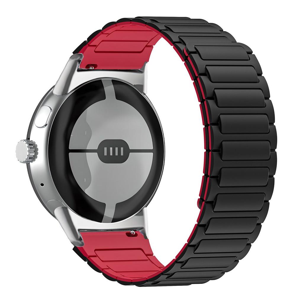 Für Google Pixel Watch 3 2 1 45mm 41mm Magnetisches Silikon-Ersatzarmband für Google Pixel Watch 3 2 1 Sport-Armband