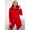 Hooded Sports Fleece Sweatshirt Casual Long-sleeved Zipper Jacket Women's Plus-size Solid Color Jacket