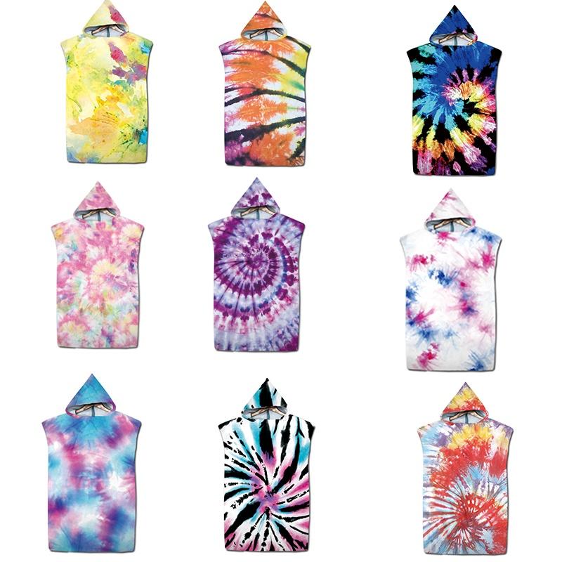 Quick Dry Hooded Bathrobe Towel For Beach And Outdoor Activities
