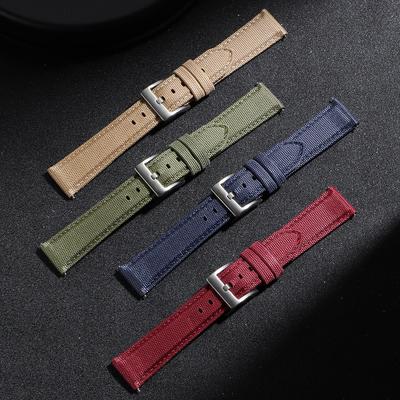Denim Pattern Nylon Watchband for Casio Vintage Strap 20mm 22mm Watch Band for Seiko Watchs for Blancpain Men Women Accessories