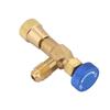 1 4   Flow Control Valve for Refrigerant Charging Hose R22 Flow Control Valve