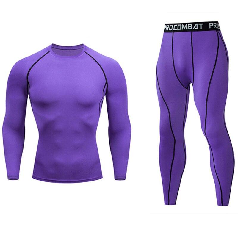 Men's Quick-drying Sportswear Fitness Clothing Tight Pants Two-piece Set