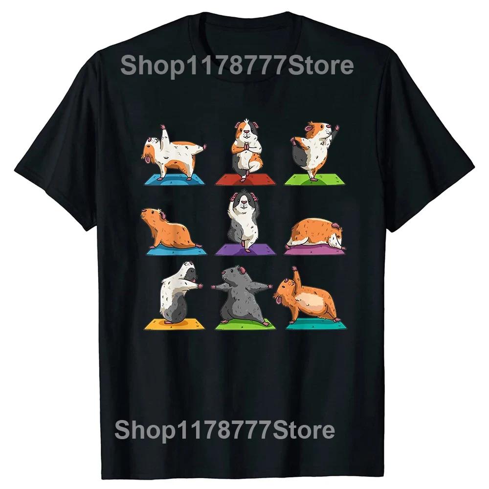 Just A Girl Who Loves Guinea Pigs T Shirt Kawaii Pets Lover Gift Graphic Tshirts Women Men Cartoon Couple Streetwear