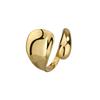 925 Sterling Silver Temperament Droplets Open Finger Rings for Women Geometric Ring Money 925 Wedding Party Jewelry Gift