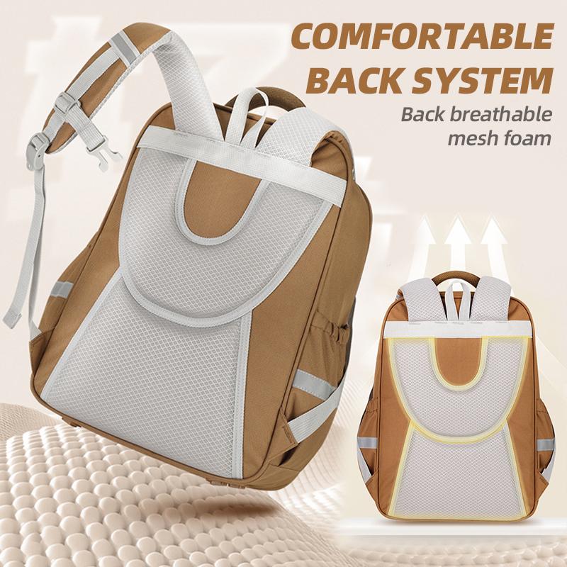 Shool Backapck 10pcs Sets Bag LABUBU Schoolbag Children's Primary School Students Grade 1-6 Backpack To Reduce The Burden On The Backpack