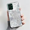 Custodia per Telefono Stampata Per Nokia HMD Pulse PRO/HMD Pulse/HMD Pulse+ Cover Guscio Nero in Morbido Silicone Custodia Carina con Fiore Cartone Animato