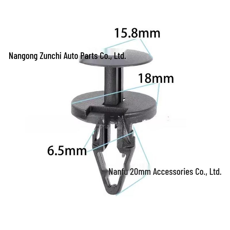 Through-hole Expansion Clip for Buick, Ford, Chevrolet Bumper/Trunk 11589292